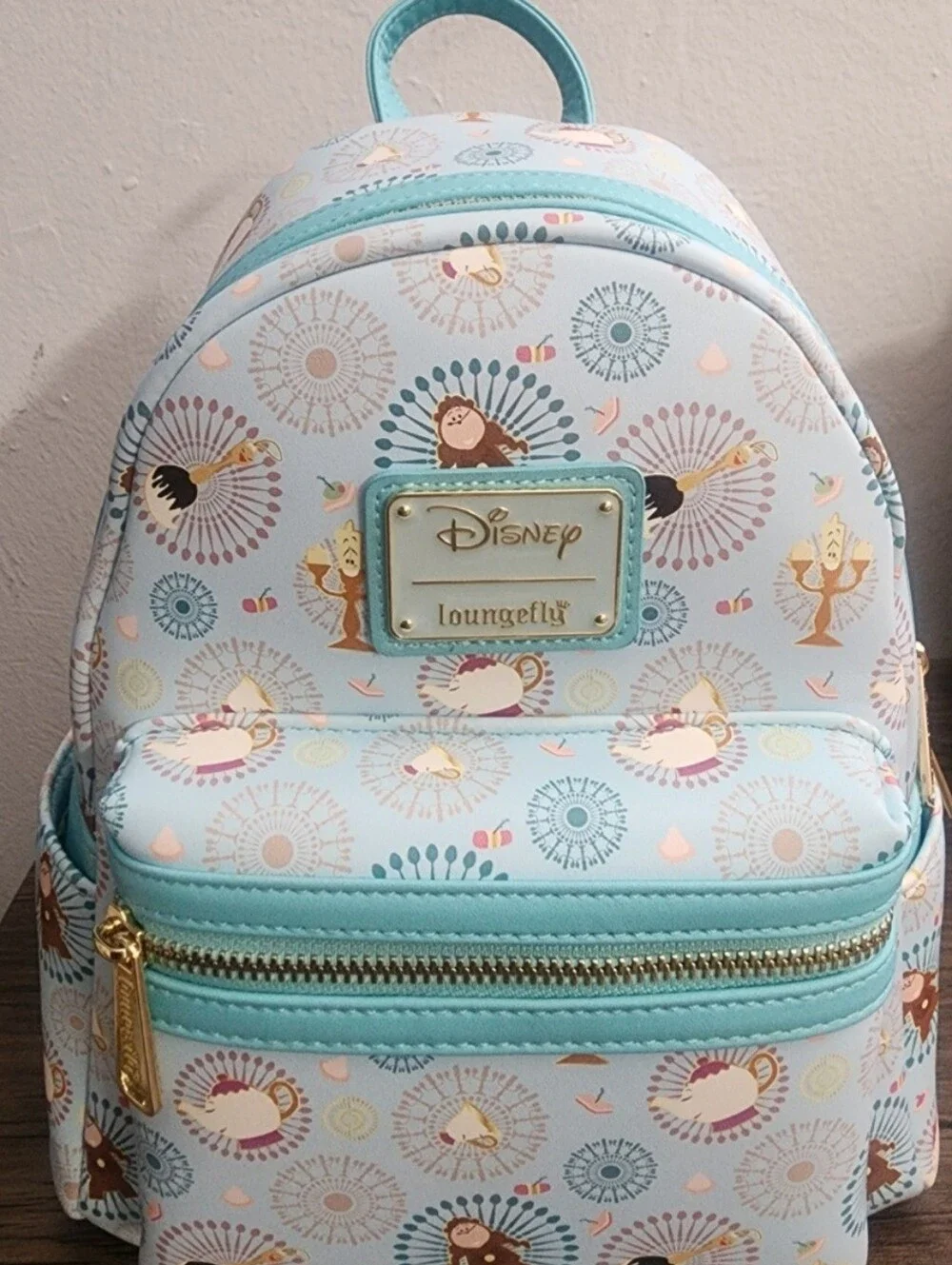 Disney Loungefly Beauty And The Beast Mini Backpack